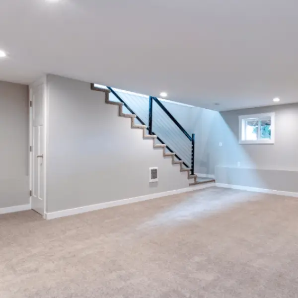 Damp basements can be converted in to usable living areas