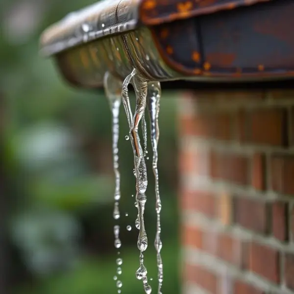 Faulty guttering and drainage can lead to excess moisture in timbers causing dry rot, wet rot and woodworm