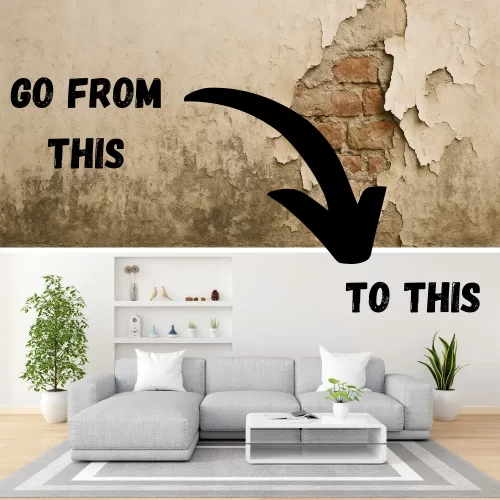 Turn and damp and rotting house into a dry habitable home in Sunderland, Durham & Wearside